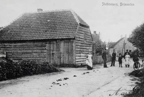 Stationsweg Drimmelen, 1906 (91805, RAT)