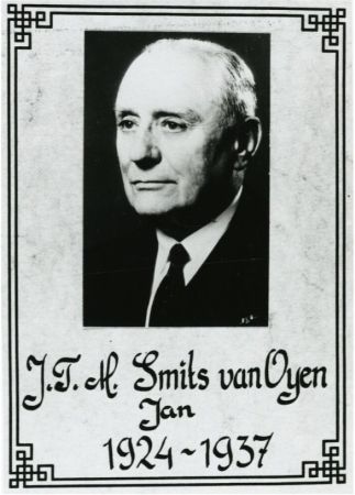 Jhr. Smits van Oyen, 1921-1931 (bron: Regionaal Historisch Centrum Eindhoven)