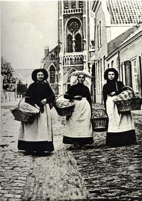 Boterboerinnen in Veghel, c. 1917 (collectie BHIC)