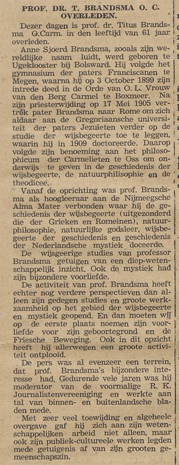 uit Boxmeers Weekblad 8-8-1942