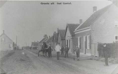 Oud en Nieuw Gastel, De Rijpersweg. De linkerkant is nog onbebouwd, 1905 (WBA, RAW014021183)