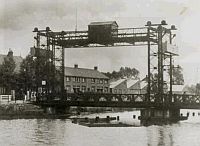 baileybrug omgebouwd tot hefbrug, 1949 (Foto: Heemkundekring Son en Breugel)