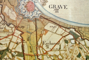 Escharen op de kaart, 1837