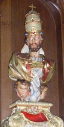 beeld van Sint-Cornelius