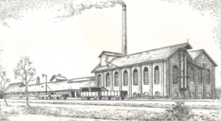de fabriek in Uden in 1898