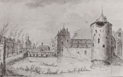 Het kasteel van Grave in 1676