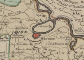 Kaart uit 1741