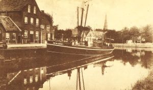 De haven van Veghel in 1915