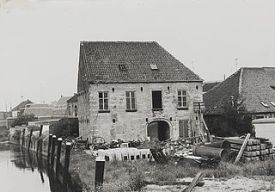 De watermolen vóór de restauratie (foto: West-Brabants Archief)