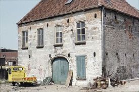 De molen in gebruik bij Gemeentewerken (foto: West-Brabants Archief)
