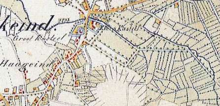 Detail topografische kaart van 1838