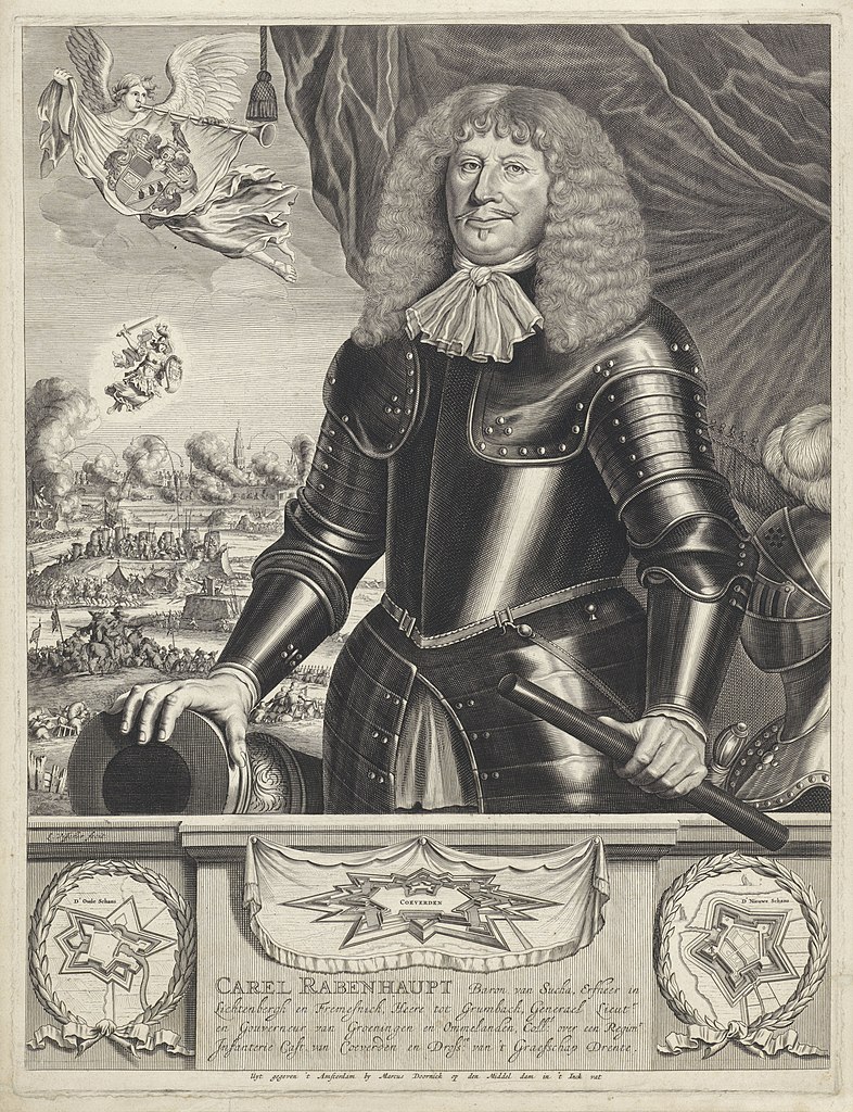 Karl von Rabenhaupt, door Lambert Visscher (bron: Rijksmuseum RP-P-1909-2793)