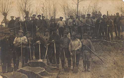 Rijswijk, Grienwerkers in de Biesbosch, ca. 1920 (Salha, rys00756)