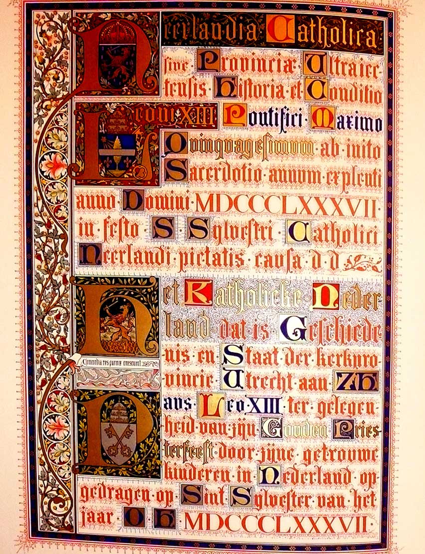 Aan Leo XIII wordt door Alberdingk Thijm bericht welke propria in het Bossche diocese in Kempenland zijn blijven bestaan vanaf 550