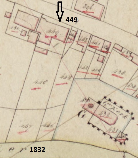Eerswchotsestraat 46, Situatie 1832