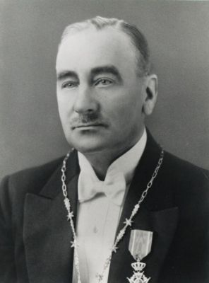 Burgemeester Michels, 1903-1926 (foto: J. Wertz, 1992, bron: RHCe)