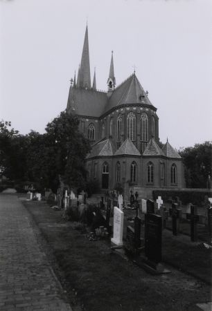 De St. Trudokerk, gebouwd in 1883-1884 (Collectie Provincie Noord Brabant, 1989)