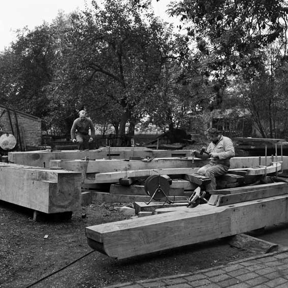 1982 renovatie kap (Foto Rijksdienst voor het Cultureel Erfgoed)