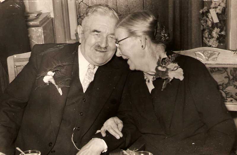 Gouden bruiloft, 1956