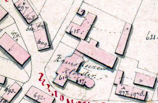 Uittreksel uit de kadastrale kaart van de gemeente Uden, sectie M v