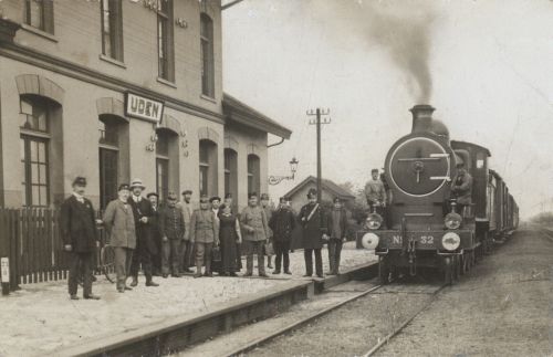 Het station in Uden (ca. 1915)