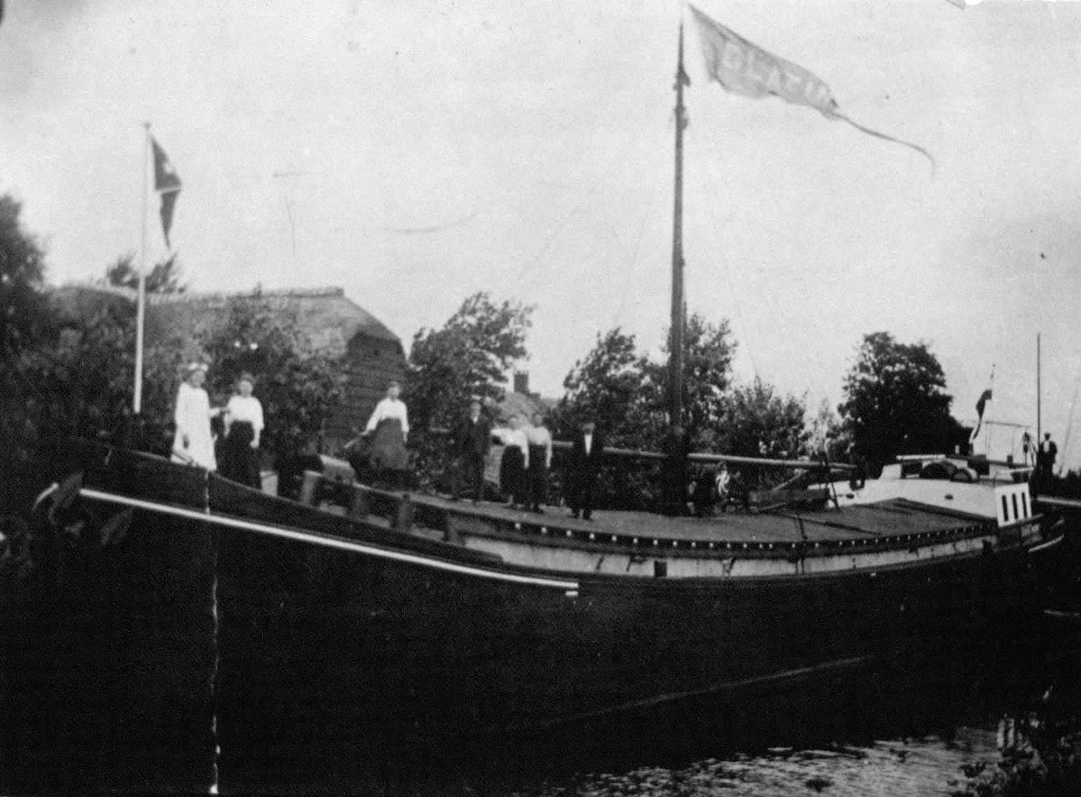 Waspik, Scheepswerf Ruijtenberg aan de Sharlo (haven), 1930