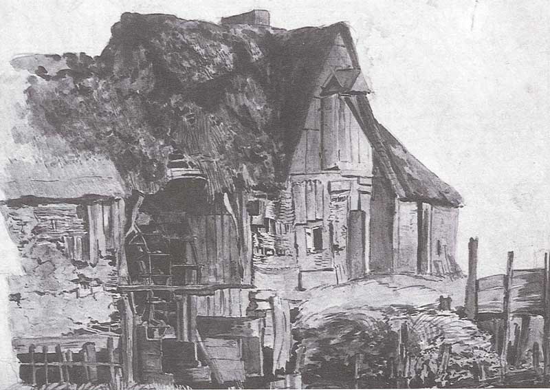 Afbeelding van de Voorste Molen op de Reusel bij Baarschot, zo meldt Hans Frieke uit Veldhoven 