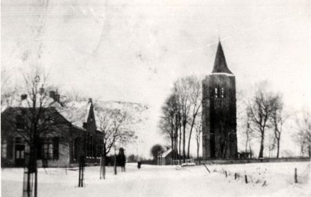 De oude toren, ca. 1910 (bron: RHCe)